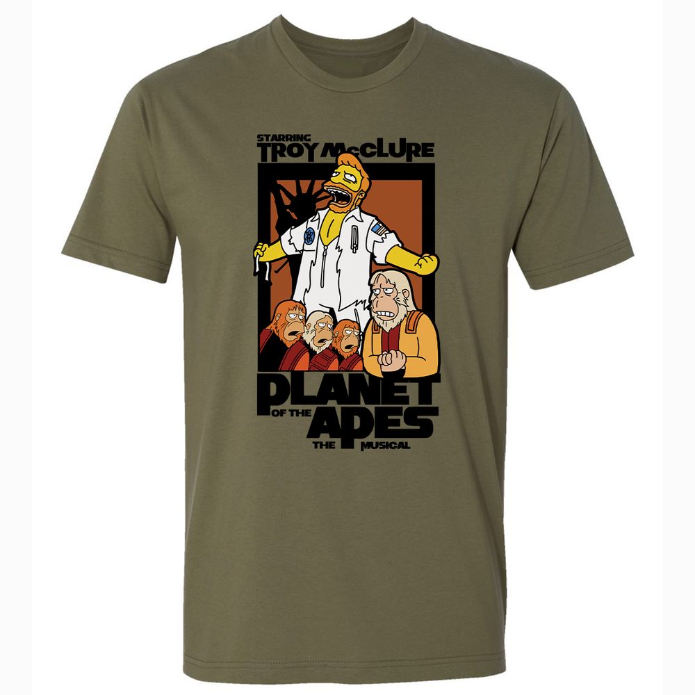 Stop the Planet of the Apes - Military Green - 5