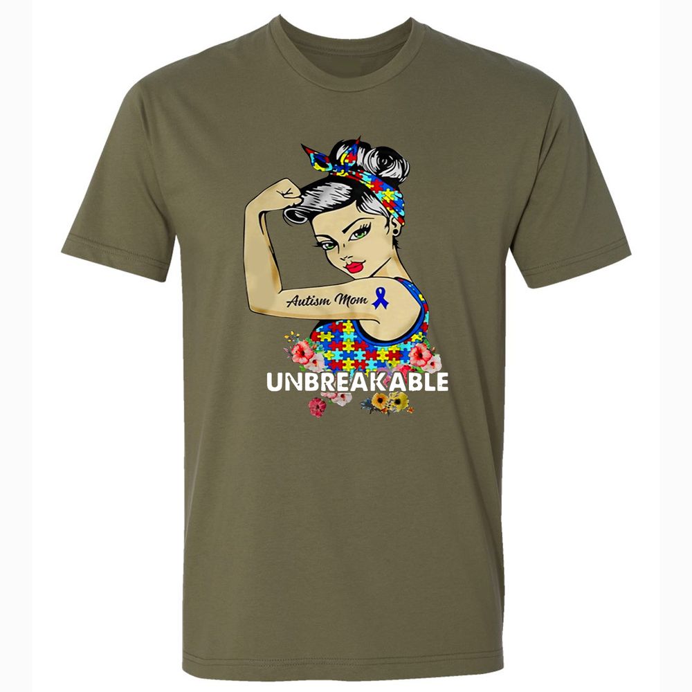 Premium Unisex T-Shirt - Q34RZKBC - Military Green - 5