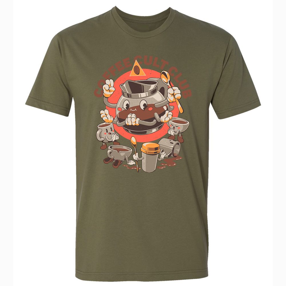 Premium Unisex T-Shirt - 21R1CDHE - Military Green - 5