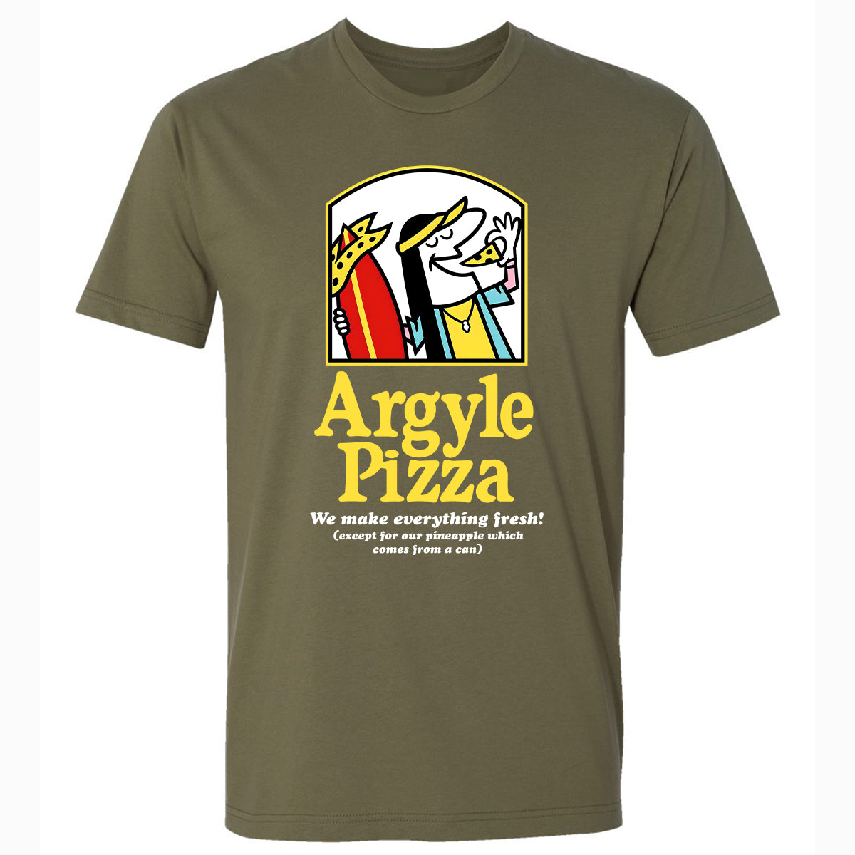 Premium Unisex T-Shirt - K5Z3E3VR - Military Green - 5