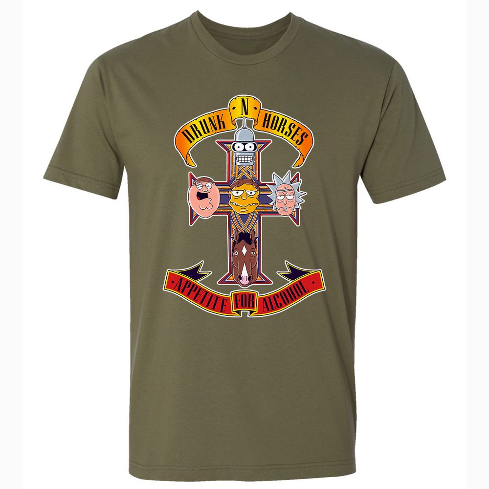 Premium Unisex T-Shirt - ET7JH3Y1 - Military Green - 5