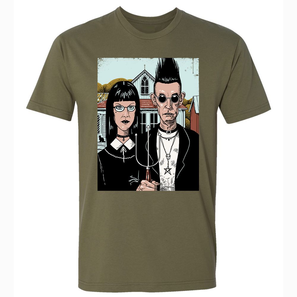 Premium Unisex T-Shirt - 3RYSBWRK - Military Green - 5