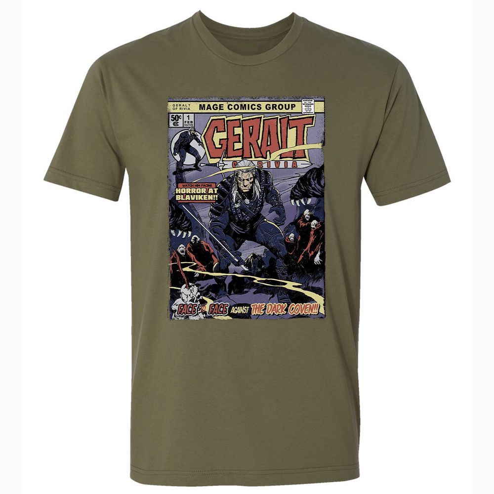 Premium Unisex T-Shirt - W1VJ14YN - Military Green - 5