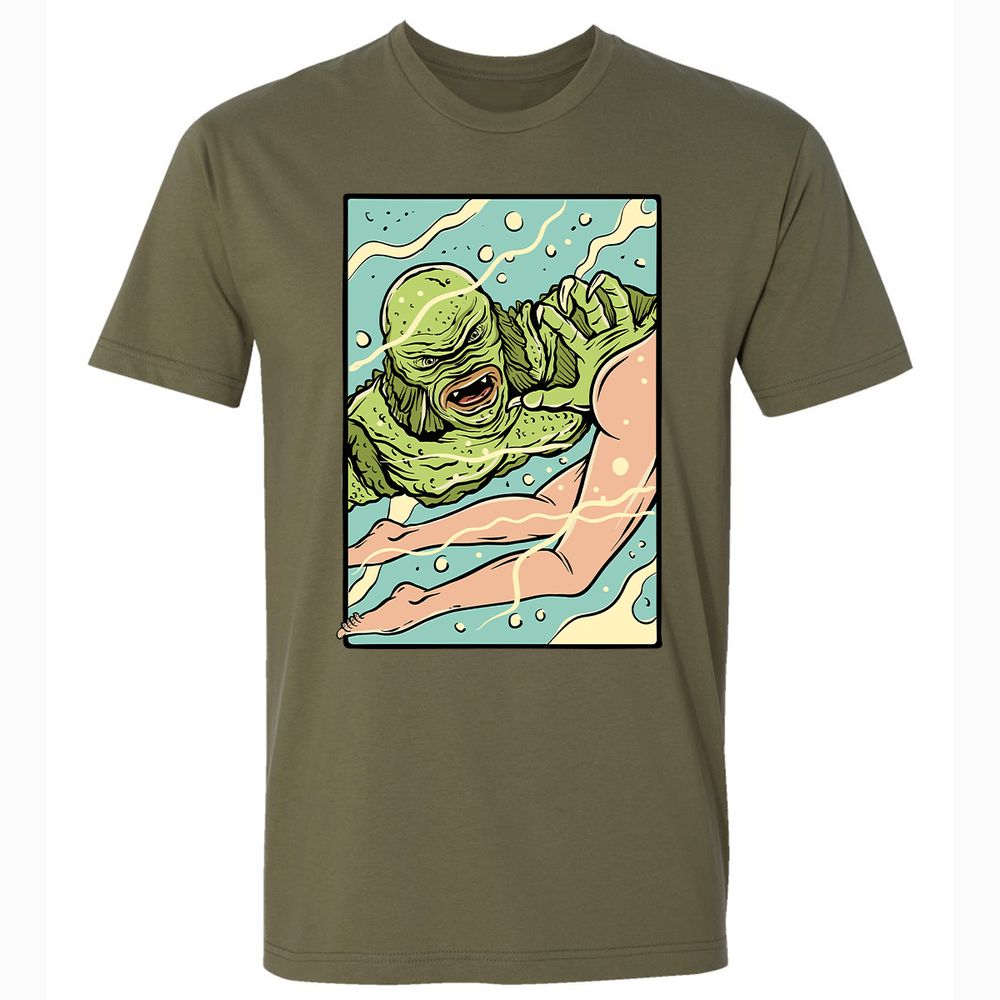 Premium Unisex T-Shirt - CD2QKUR3 - Military Green - 5
