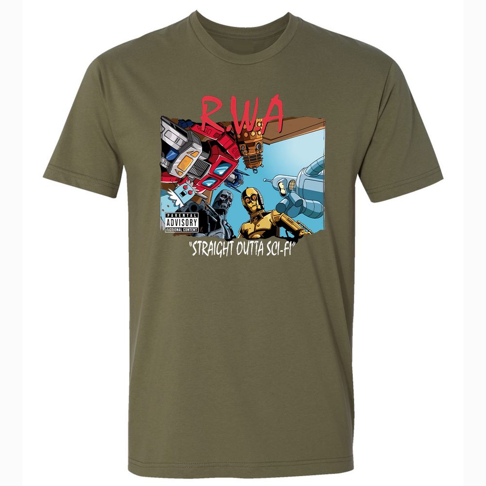 Premium Unisex T-Shirt - 3EBP45DR - Military Green - 5