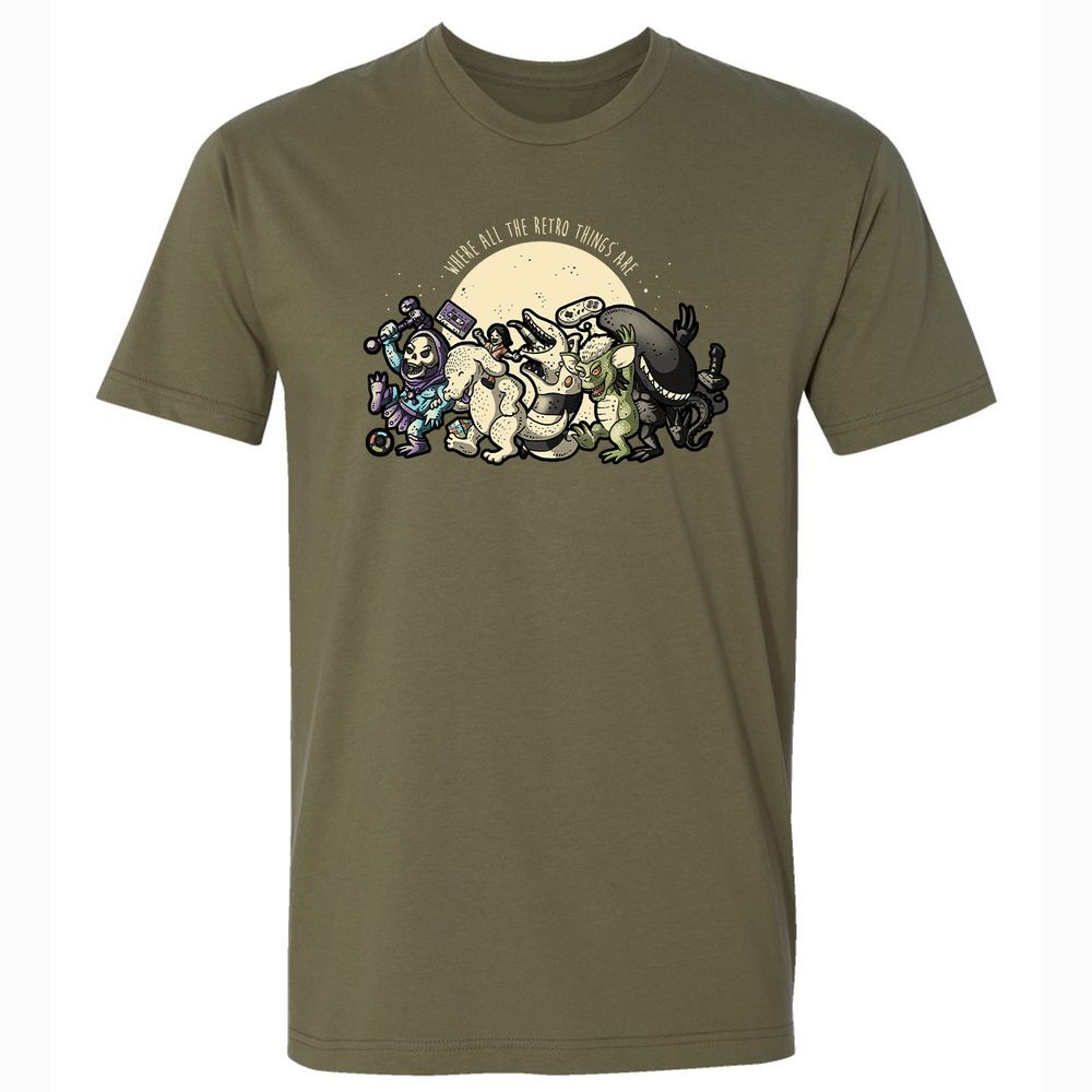 Premium Unisex T-Shirt - HHGQ5ME6 - Military Green - 5