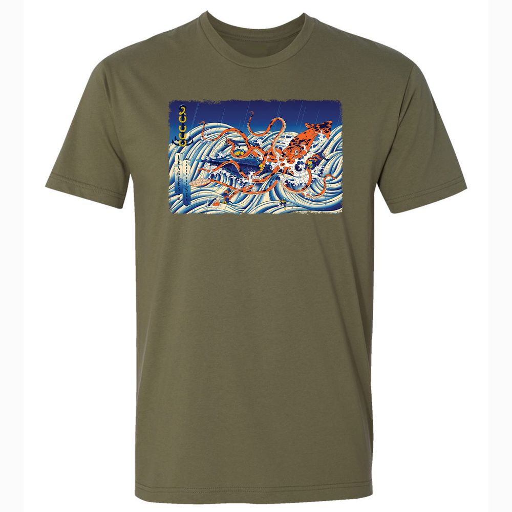 Premium Unisex T-Shirt - JWKWMTUV - Military Green - 5