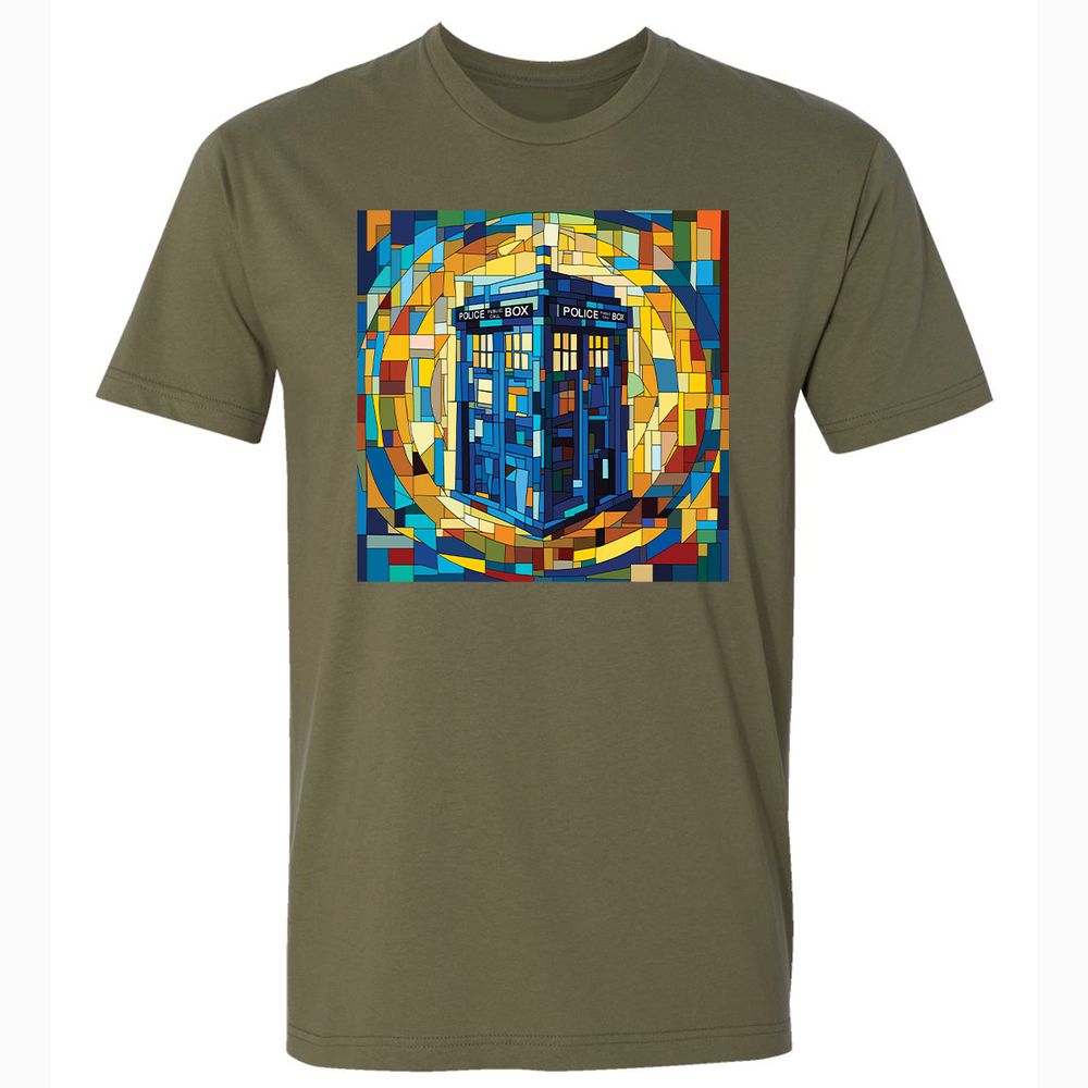 Premium Unisex T-Shirt - E4B8WHRK - Military Green - 5
