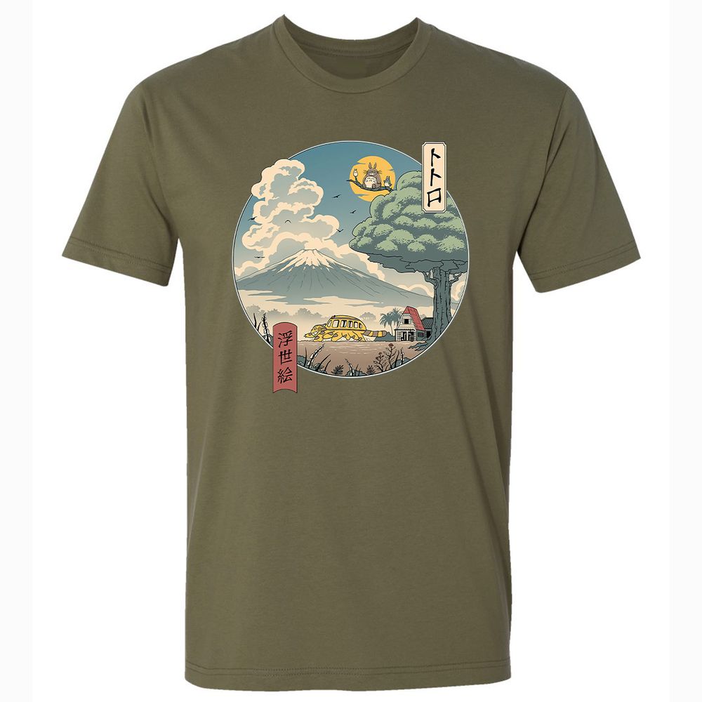 Premium Unisex T-Shirt - NPXCHLNE - Military Green - 5