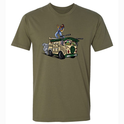 Premium Unisex T-Shirt - PG2KT94Y - Military Green - 5