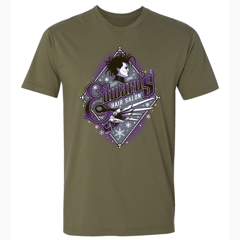 Premium Unisex T-Shirt - B42D88QX - Military Green - 5