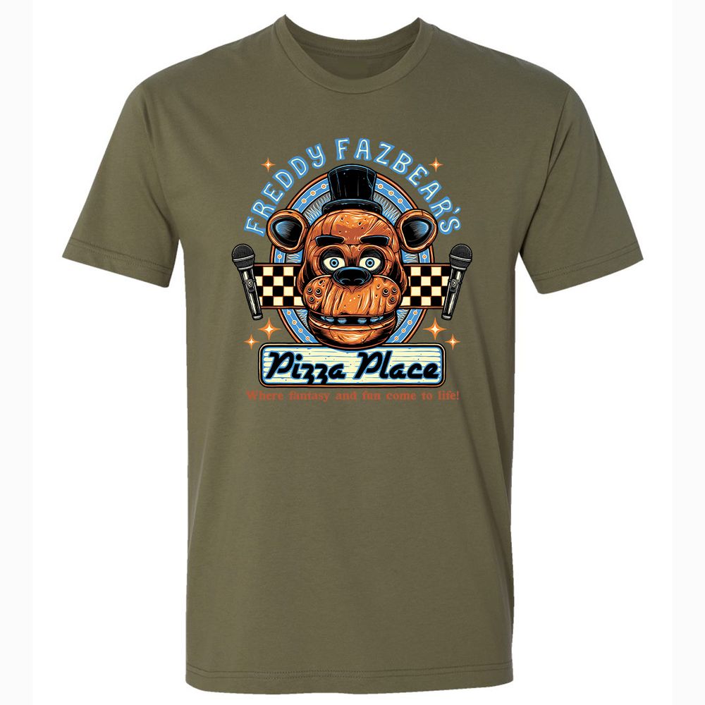 Premium Unisex T-Shirt - V2BE1DK8 - Military Green - 5