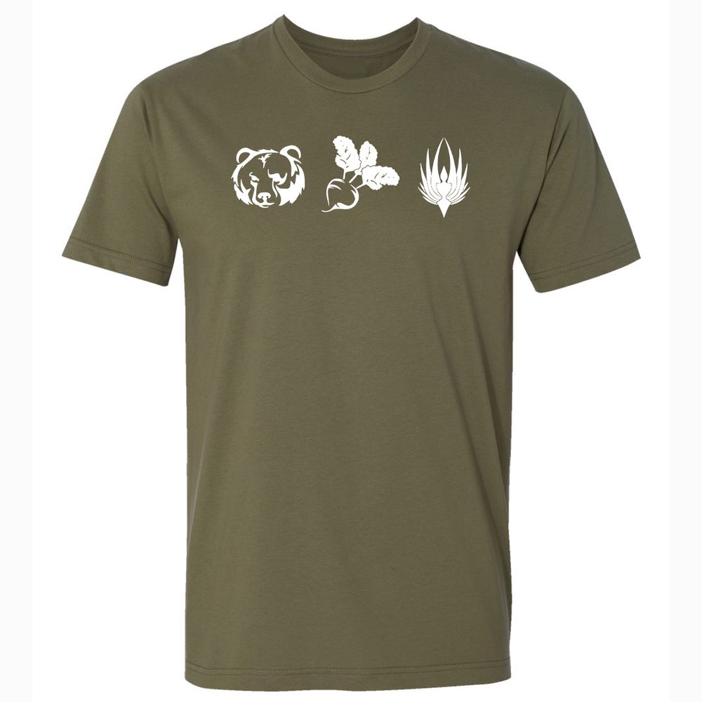 Premium Unisex T-Shirt - N95DSP6K - Military Green - 5