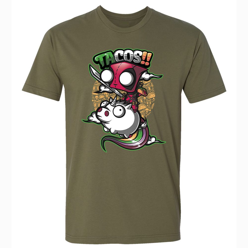 Premium Unisex T-Shirt - KMK3VBP7 - Military Green - 5