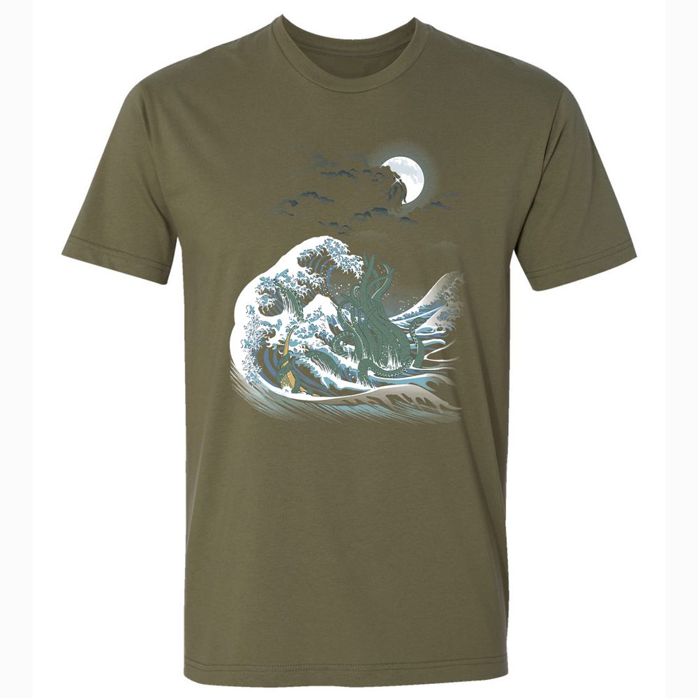 Premium Unisex T-Shirt - BHSHM8WL - Military Green - 5