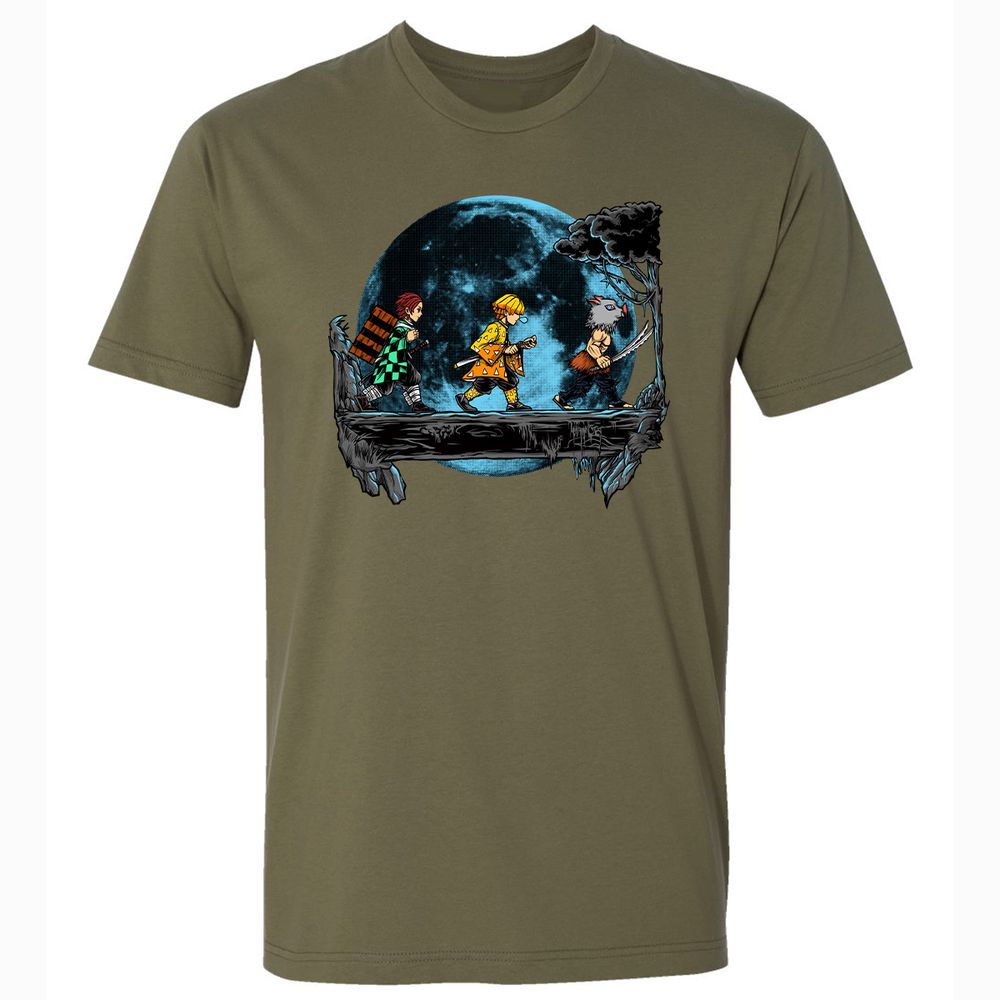 Premium Unisex T-Shirt - YRHCCAT1 - Military Green - 5