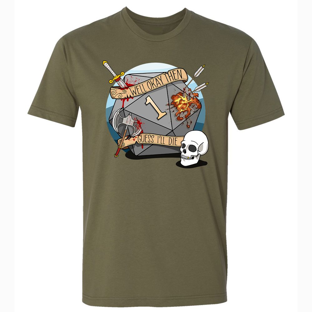 Premium Unisex T-Shirt - 3QDQGL3Q - Military Green - 5