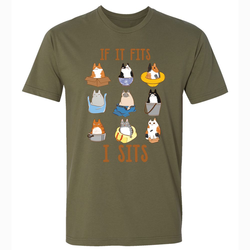 Premium Unisex T-Shirt - B4CK4HJ2 - Military Green - 5