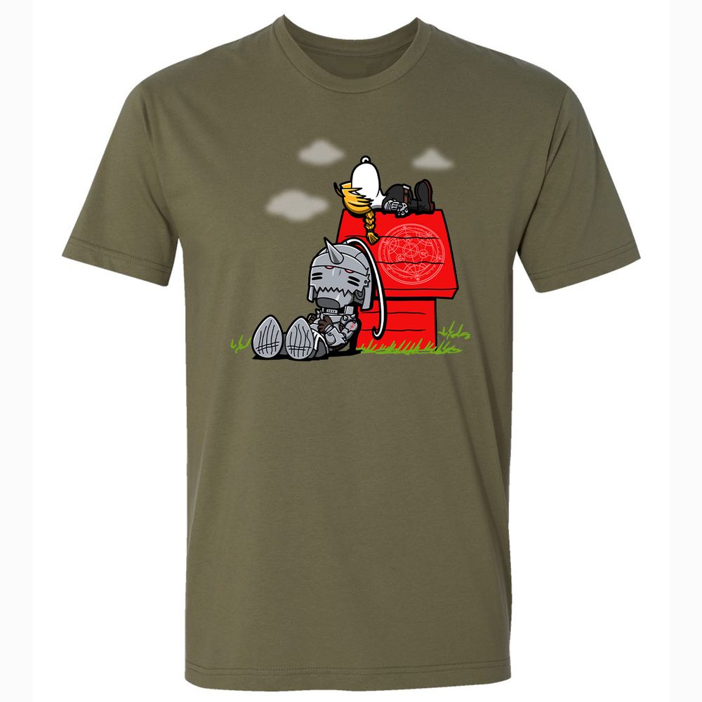 Premium Unisex T-Shirt - UY5NLC8W - Military Green - 5