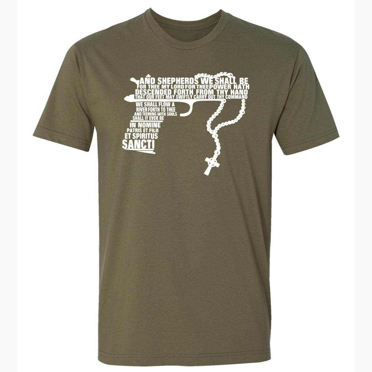 Premium Unisex T-Shirt - WQ6HV8WC - Military Green - 5