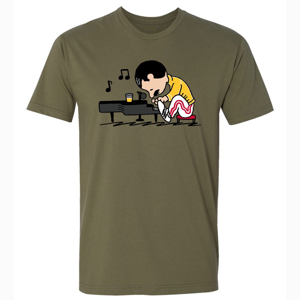 Premium Unisex T-Shirt - F4DMSUVH - Military Green - 5