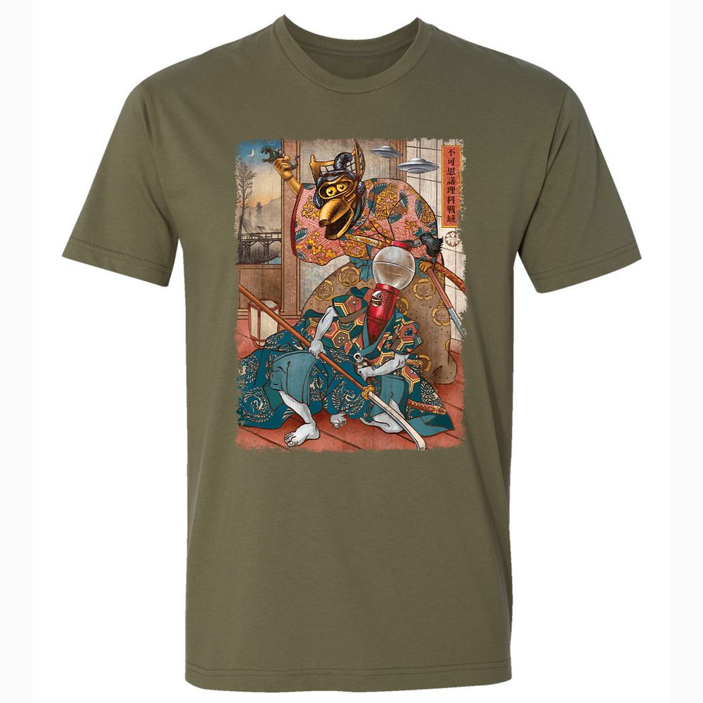 Premium Unisex T-Shirt - WA5RGGBE - Military Green - 5