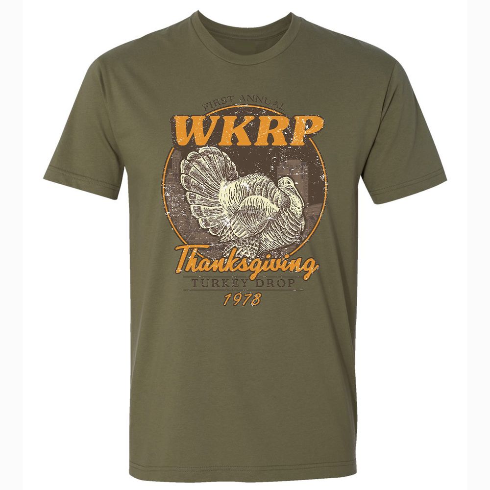 WKRP Turkey Drop - Military Green - 5