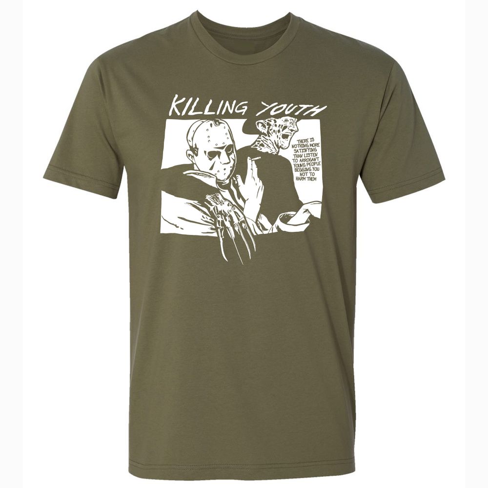 Premium Unisex T-Shirt - Y7C7FUSM - Military Green - 5