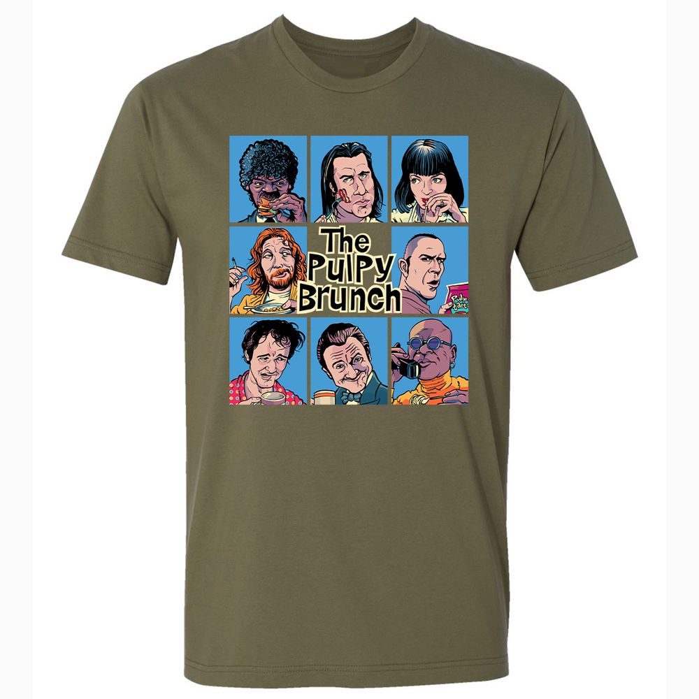 Premium Unisex T-Shirt - EDG35ZLQ - Military Green - 5