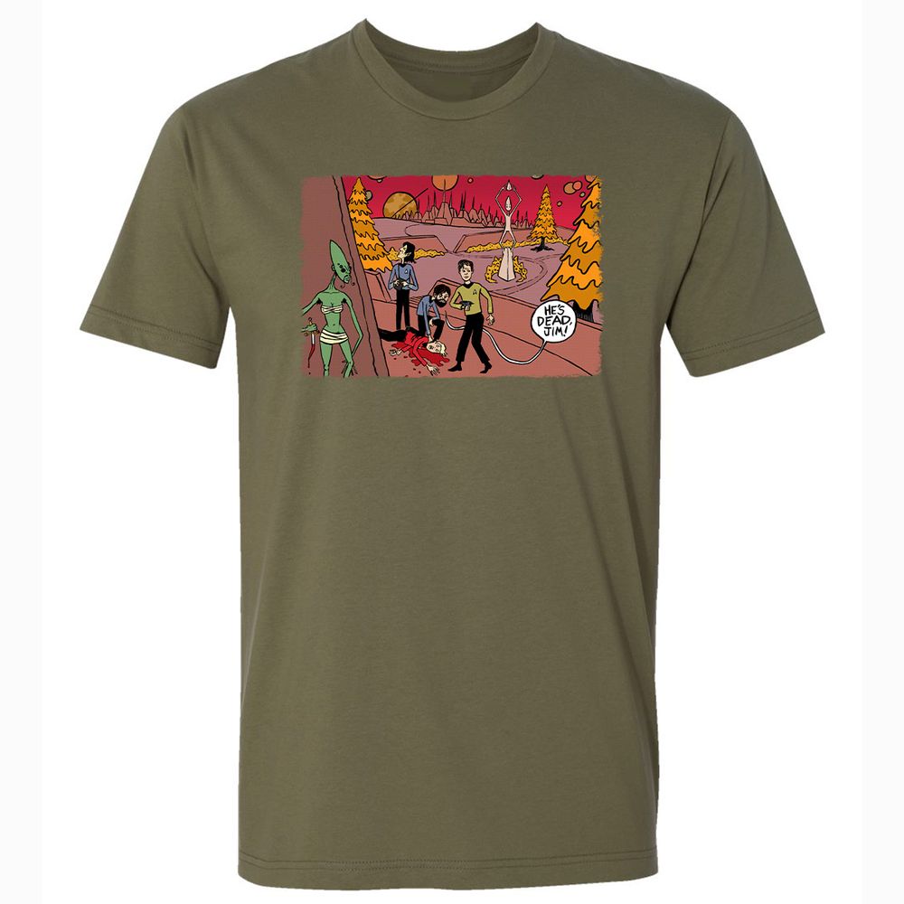 Premium Unisex T-Shirt - V2KSFDSZ - Military Green - 5