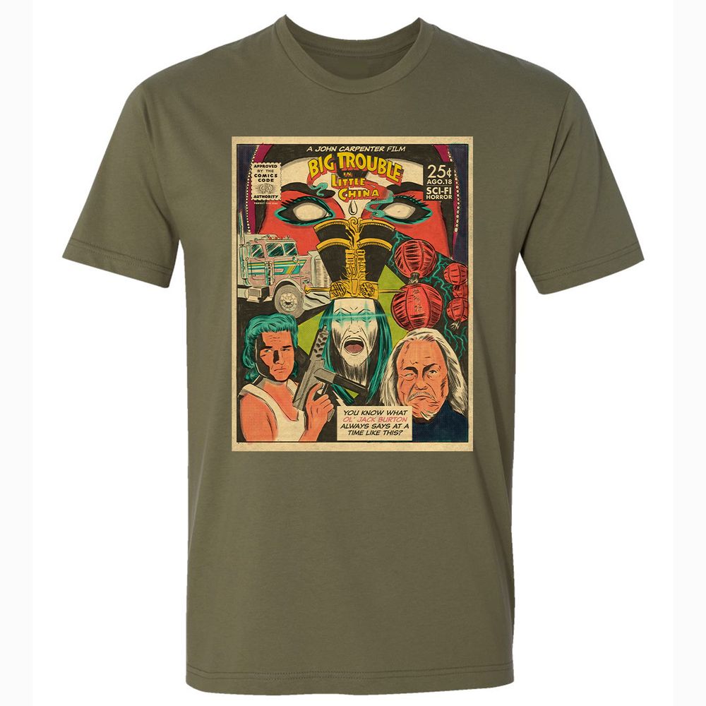 Premium Unisex T-Shirt - L3AX9TC5 - Military Green - 5