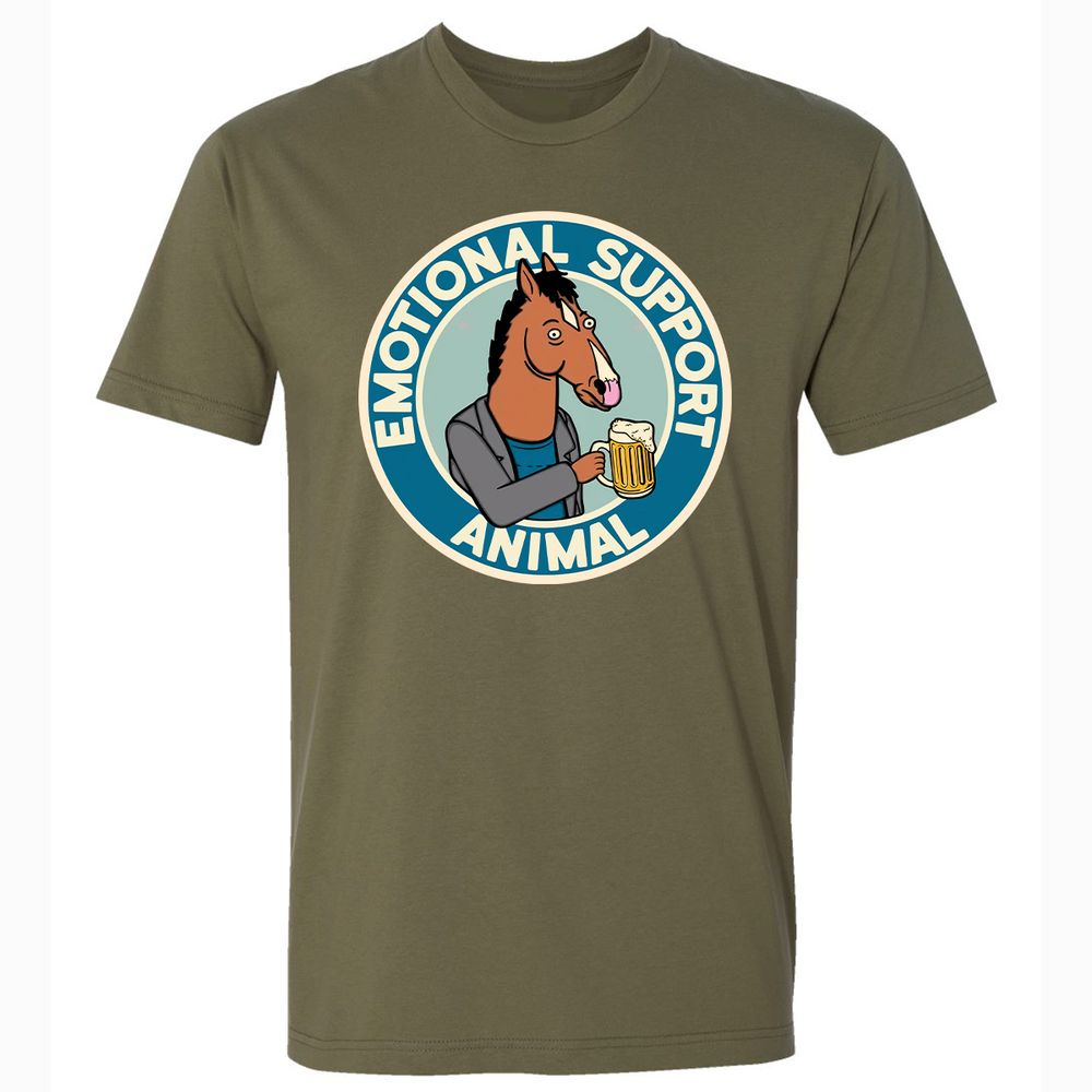Premium Unisex T-Shirt - C2PYFZX9 - Military Green - 5