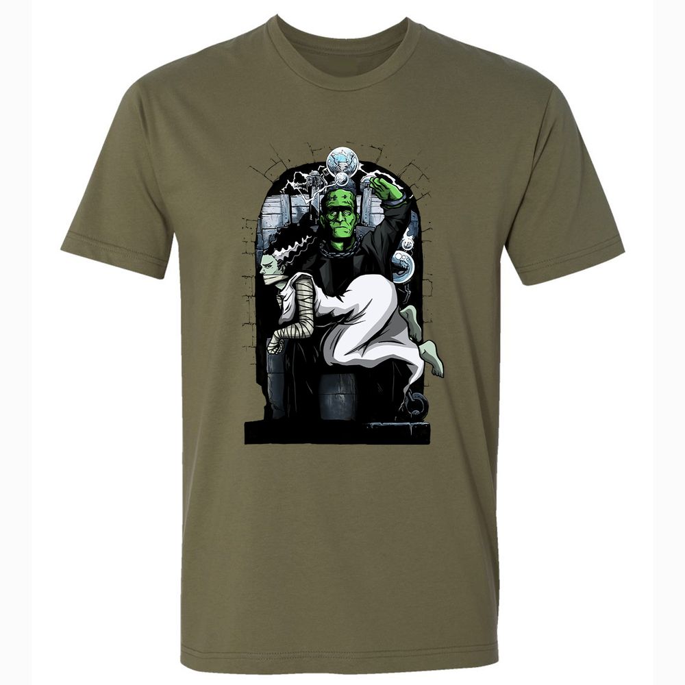 Premium Unisex T-Shirt - 4G5U1WEV - Military Green - 5