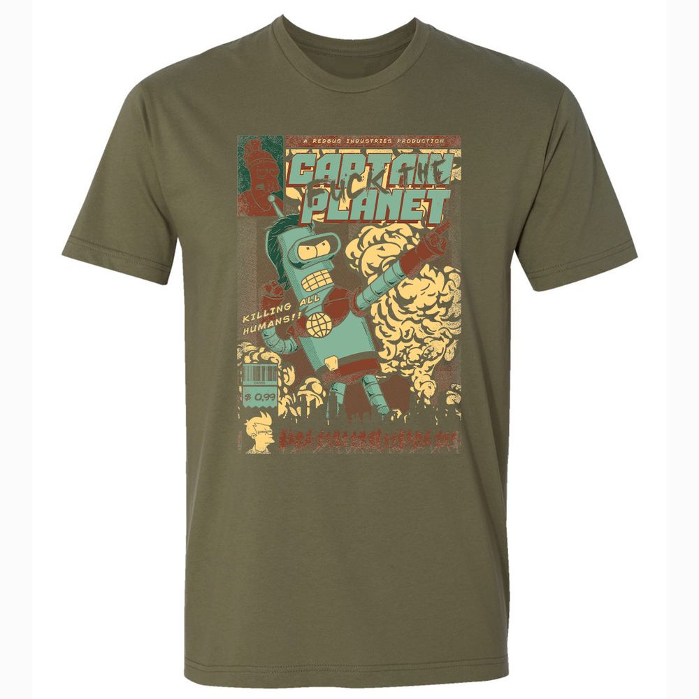 Premium Unisex T-Shirt - AJD98QR5 - Military Green - 5