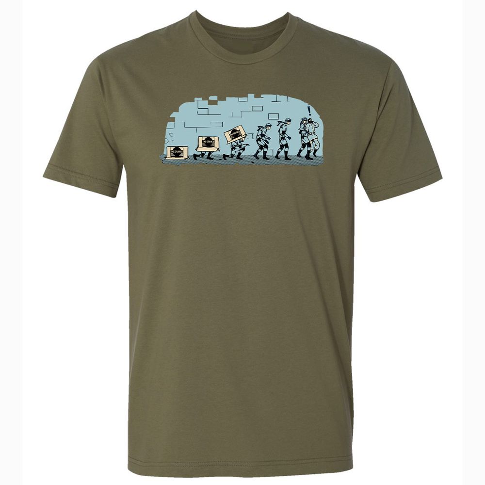 Premium Unisex T-Shirt - 8EDMRWRR - Military Green - 5