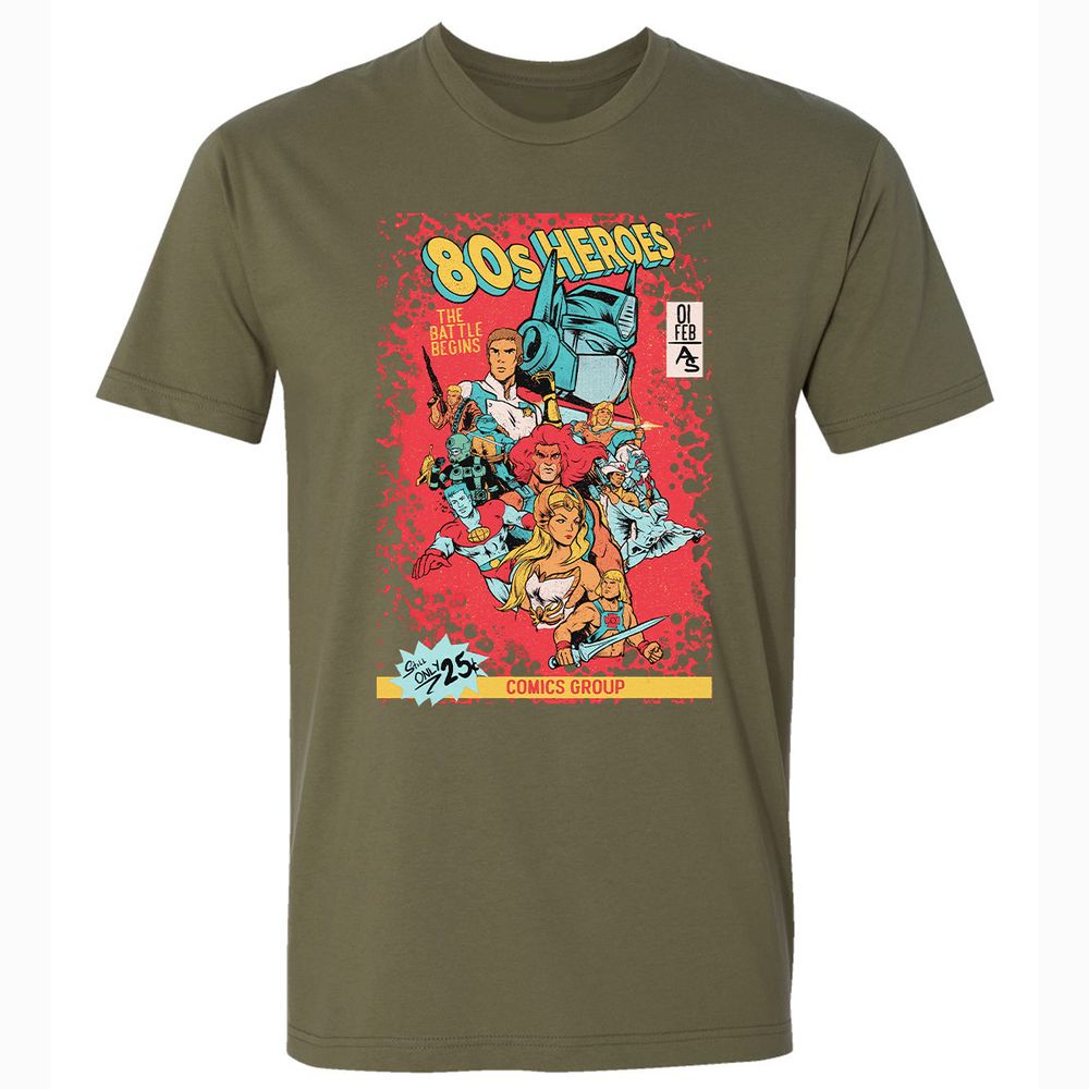 Premium Unisex T-Shirt - TVEJLFU2 - Military Green - 5