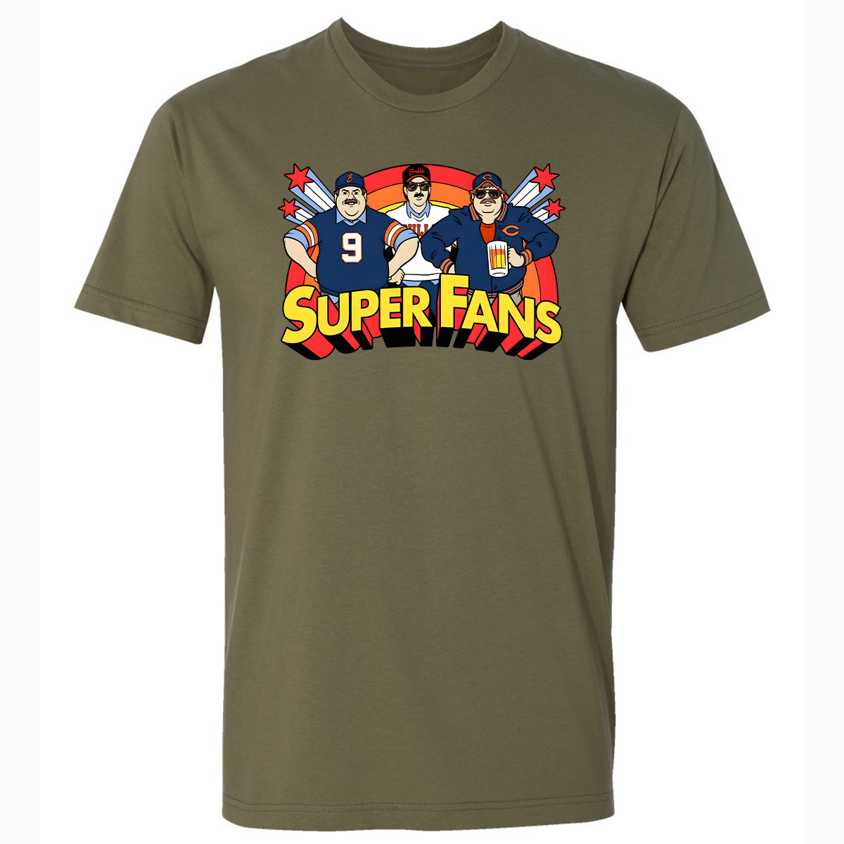 Premium Unisex T-Shirt - DJ3EAX34 - Military Green - 5