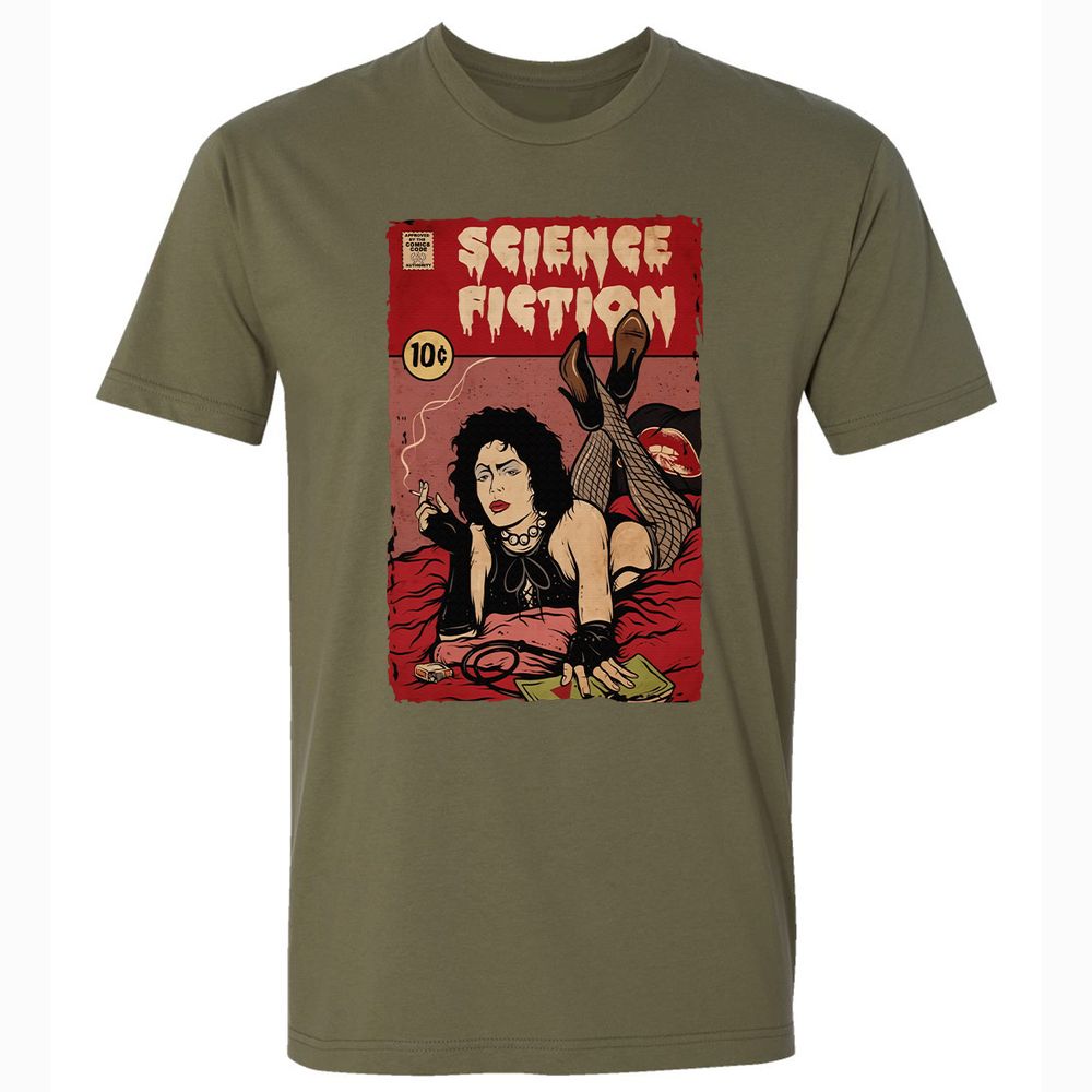 Premium Unisex T-Shirt - 8BHCVA9D - Military Green - 5