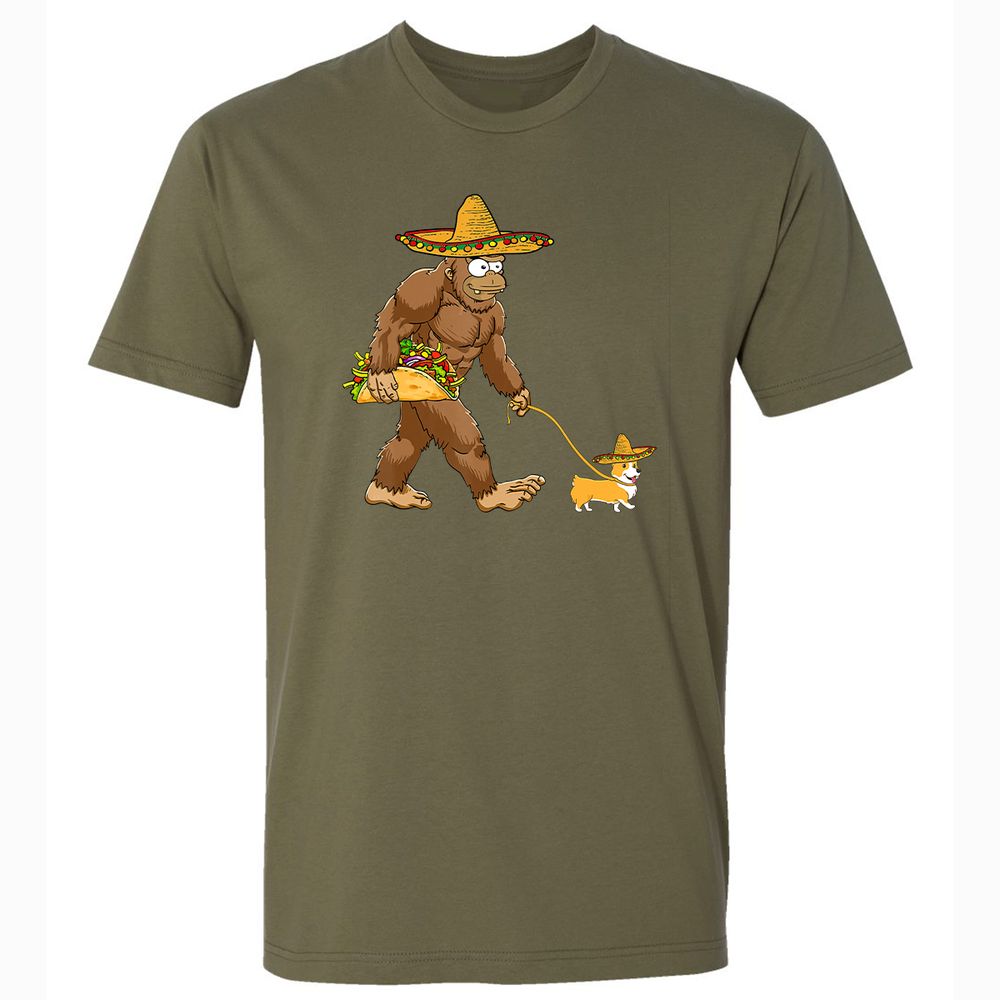 Premium Unisex T-Shirt - KD25X4EC - Military Green - 5