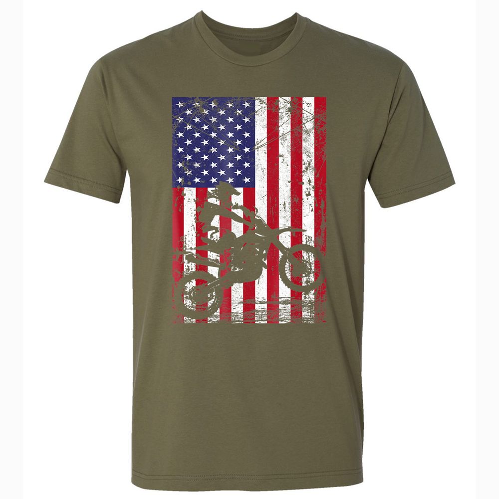 Premium Unisex T-Shirt - Q73HBGUD - Military Green - 5