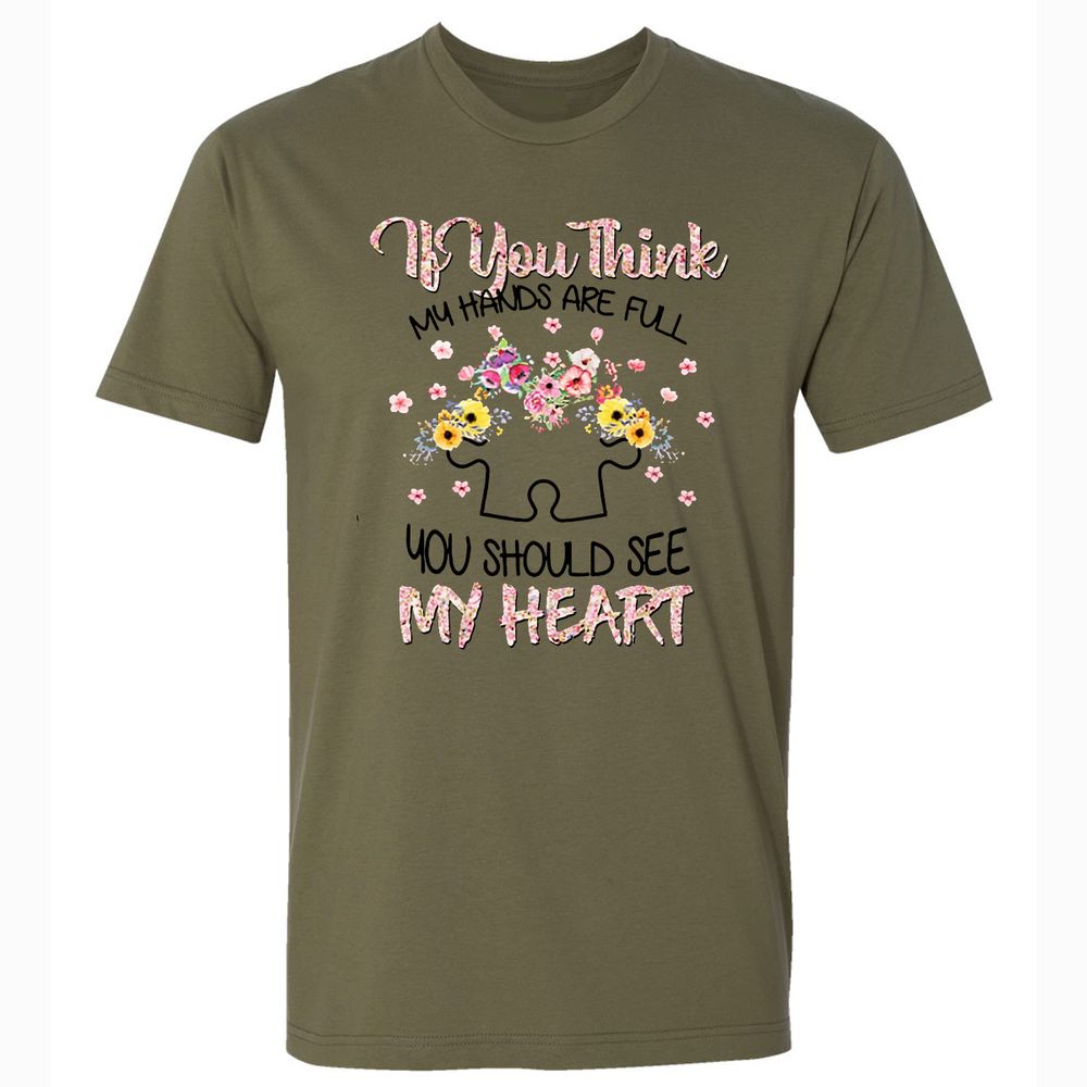 Premium Unisex T-Shirt - MZMK7Y56 - Military Green - 5
