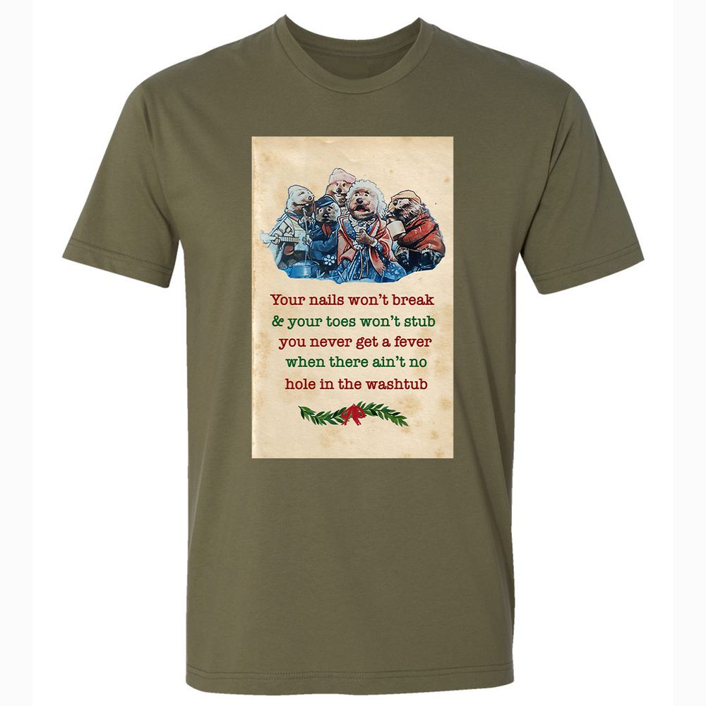 Premium Unisex T-Shirt - C2RP7AHT - Military Green - 5