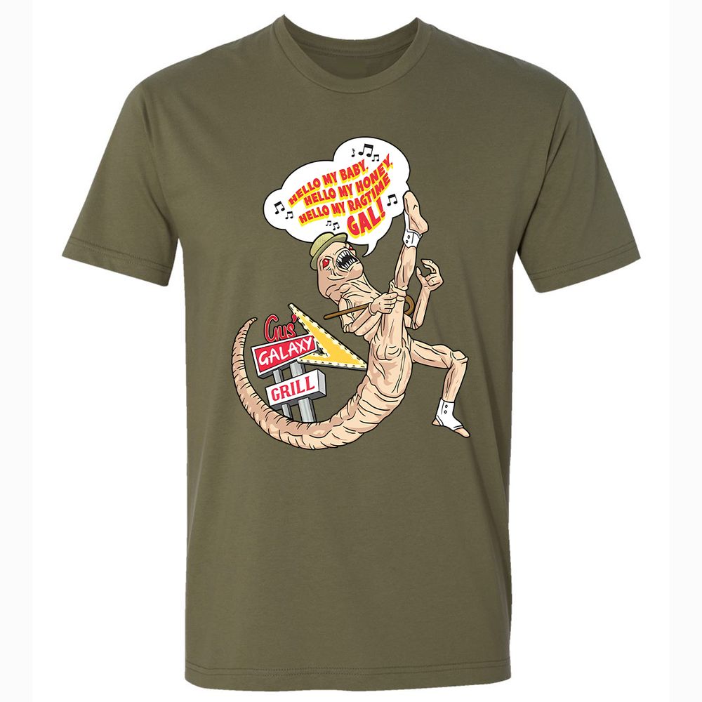 Premium Unisex T-Shirt - AFGL8YQV - Military Green - 5