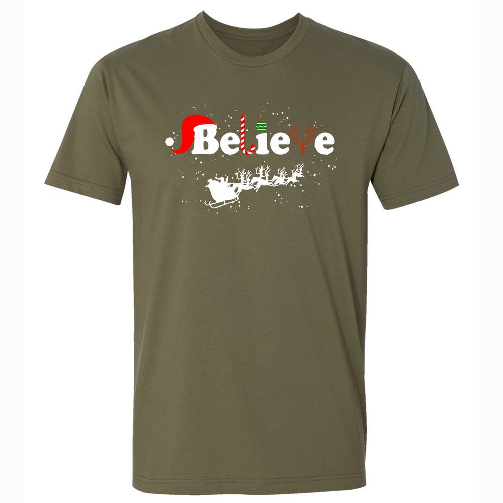 Premium Unisex T-Shirt - ATJ3TBVG - Military Green - 5