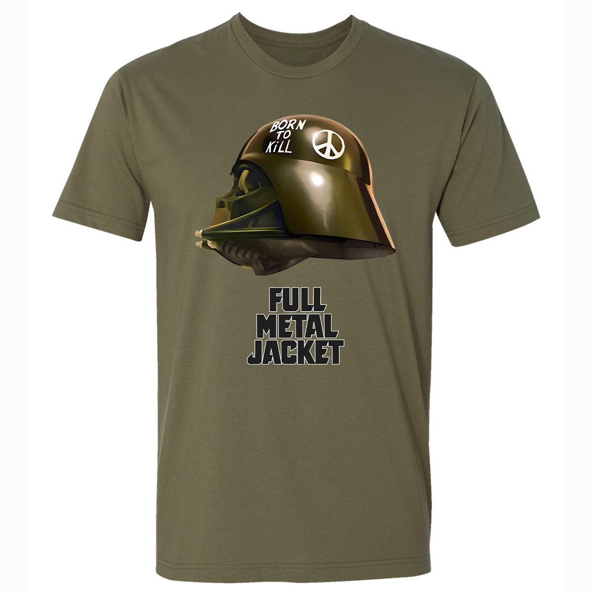 Premium Unisex T-Shirt - 65QS6MHU - Military Green - 5