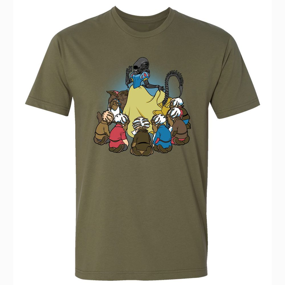 Premium Unisex T-Shirt - QTF3AAZ9 - Military Green - 5