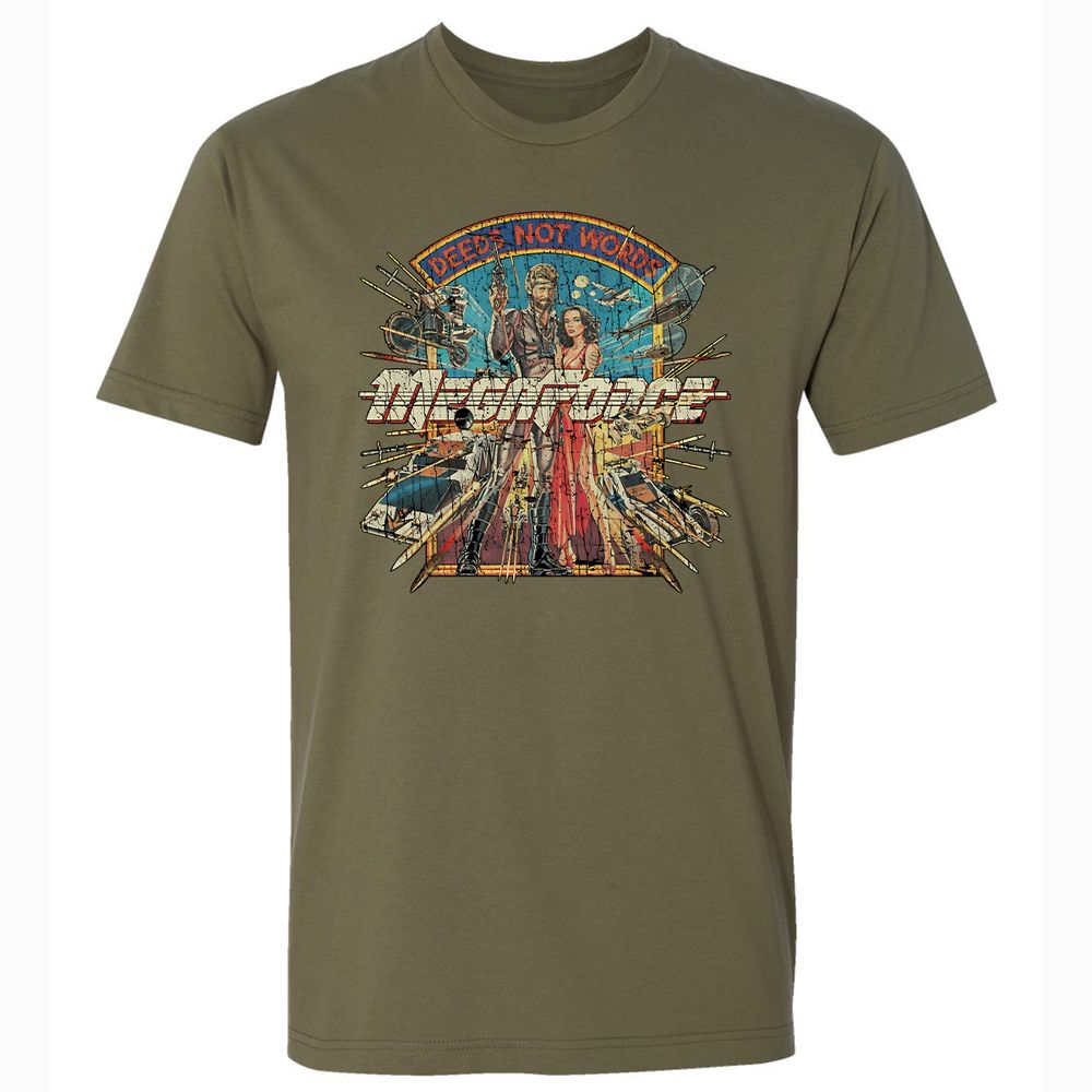 Deeds Not Words - Military Green - 5