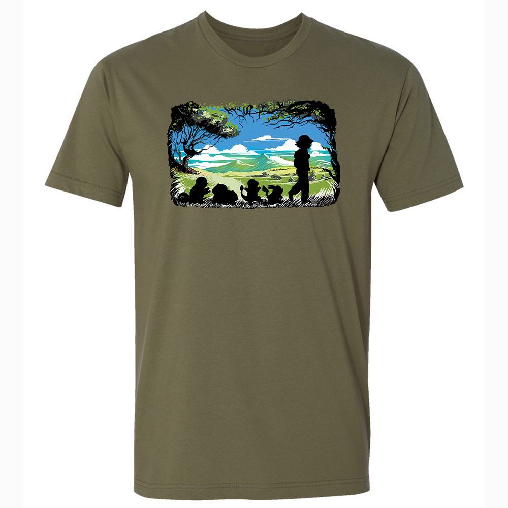 Premium Unisex T-Shirt - ARFQGD6R - Military Green - 5