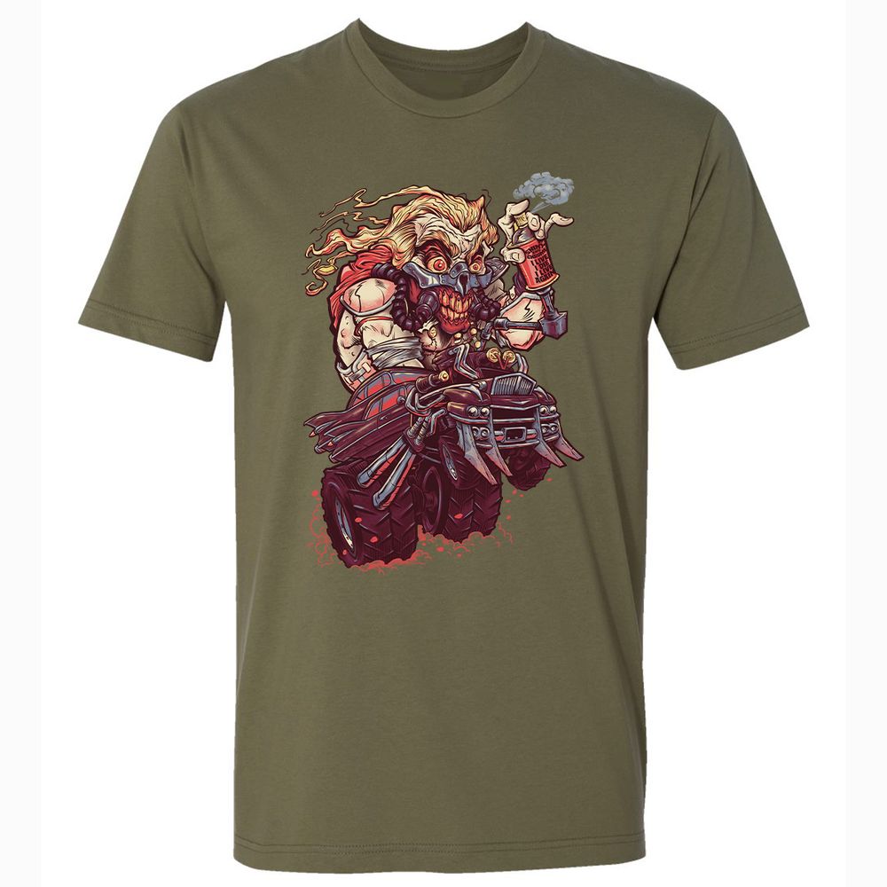 Premium Unisex T-Shirt - W3FKZB4B - Military Green - 5