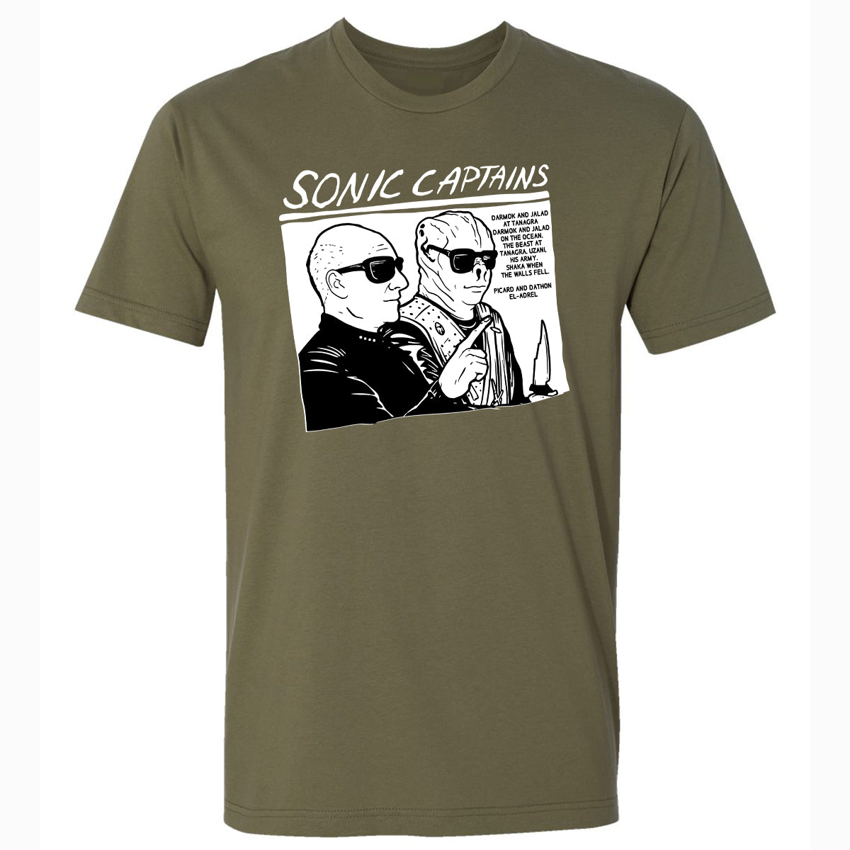 Premium Unisex T-Shirt - YJ7QEXHM - Military Green - 5